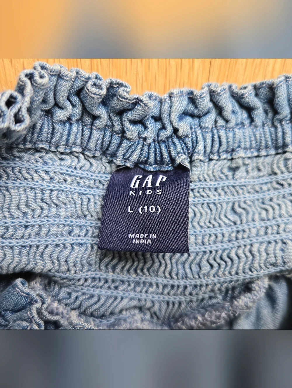 GAP Kids Denim Ruffle Skort